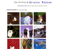 Tablet Screenshot of kristinnelson.com